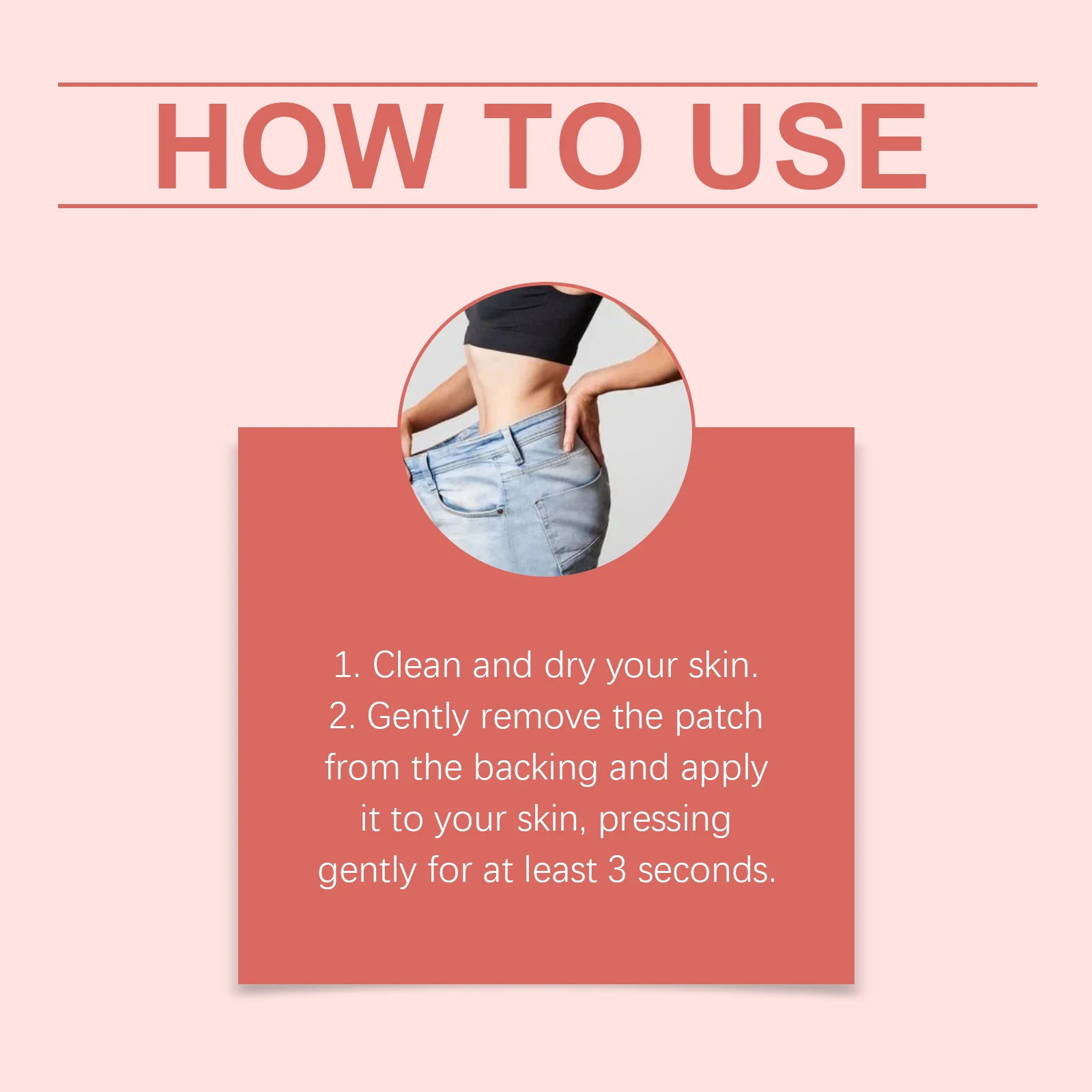 Figure care patch: A daily care patch with mild ingredients that helps achieve a lightweight feel and showcase body contours.