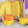 Mini Storage Bag with Zipper Portable Cosmetic Organization Holder Supplies 1