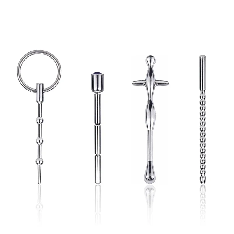 BUYBOOS Male Urethral Sounds Metal Horse Eye Stick Urethral Masturbator Stick Dilator BDSM Penis Plug Adult Sex Toy