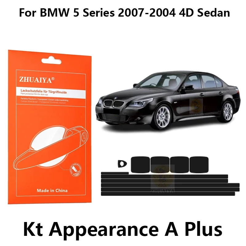 

Защитная пленка ZHUAIYA для красок дверной ручки, ТПУ PPF для BMW 5 серии 2007-2004 4D Седан, автомобильные аксессуары
