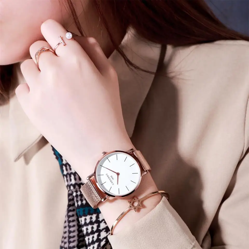 Risparmia alla grande su Cronografi Da Polso Da Uomo Orologio Da Polso Minimalista In Acciaio Movimento Al Quarzo Design Raffinato Uomo Casual