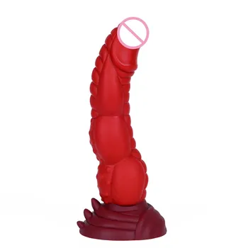Dragon Dildo Silicone Realistic Dildo With Strong Suction Cup Monster Penis Anal Plug Adult Sex Toy For Women Hand-free Toys 4