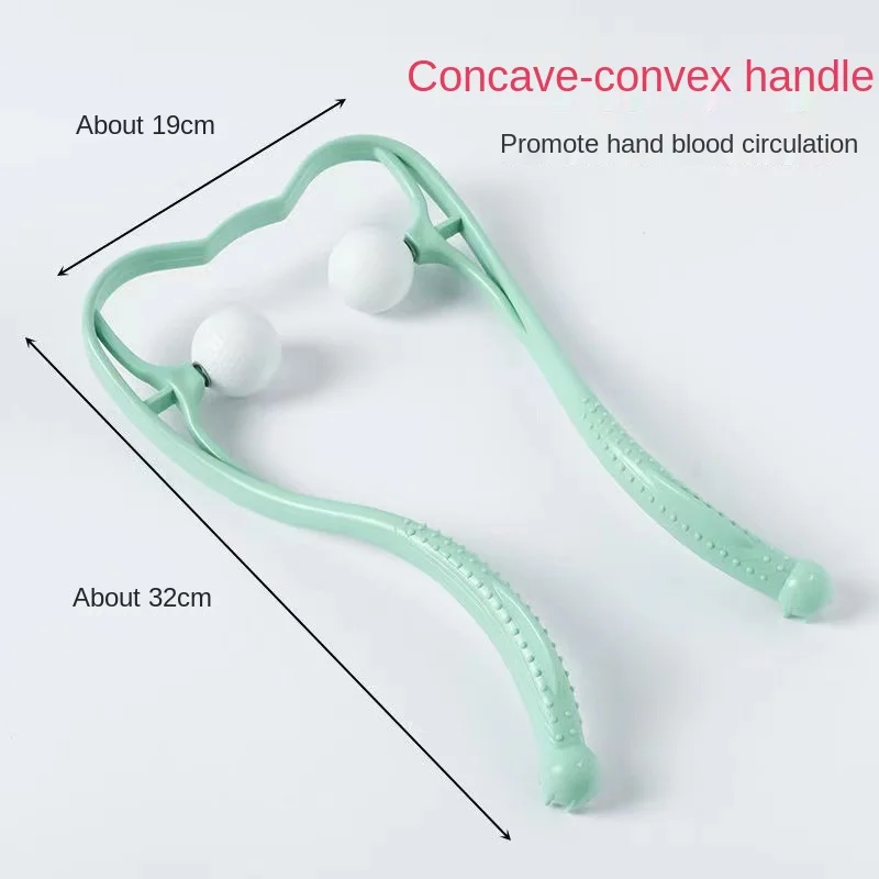

Double massager point tool Neck roller massage to relieve pressure point treatment of the cervical spineneck trigger shoulder