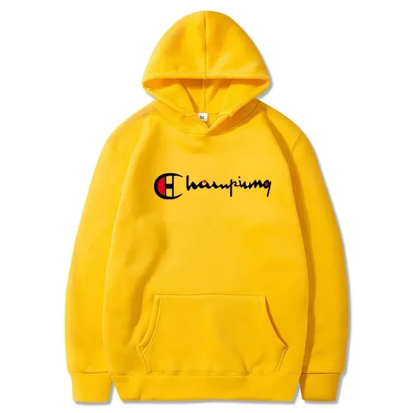 thumbnail image 1 of Moda Otoño Invierno nueva Sudadera con capucha estampada tendencia marca hombres mujeres sudaderas con capucha más jersey de lana ropa informal estilo Hip Hop Tops, 1 of 5