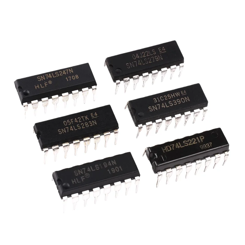 10 Stück SN74LS 194 221 247 248 279 283 390 595N Chip integrierter IC DIP-16 Direkteinfügung SN74LS238N DIP-16