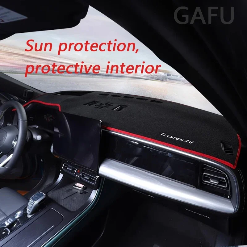 

For Trumpchi GAC GS8 2nd Gen 2022-2024 Center Console Protective Blackout Instrument Panel Light Pad Non-slip Pad Decoration