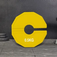 2Pcs Standard Weight Plates Non Slip Micro Weight Plates Set Multi-Function Barbell Free Weight Plate Set for Weightlifting