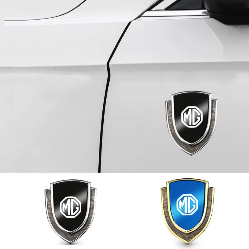 자동차 3D 금속 자동차 사이드 펜더 스티커 모리스 차고 모터 MG ZS GS MG5 6 mg3 건담 350 부품 TF 헥터 HS 액세서리