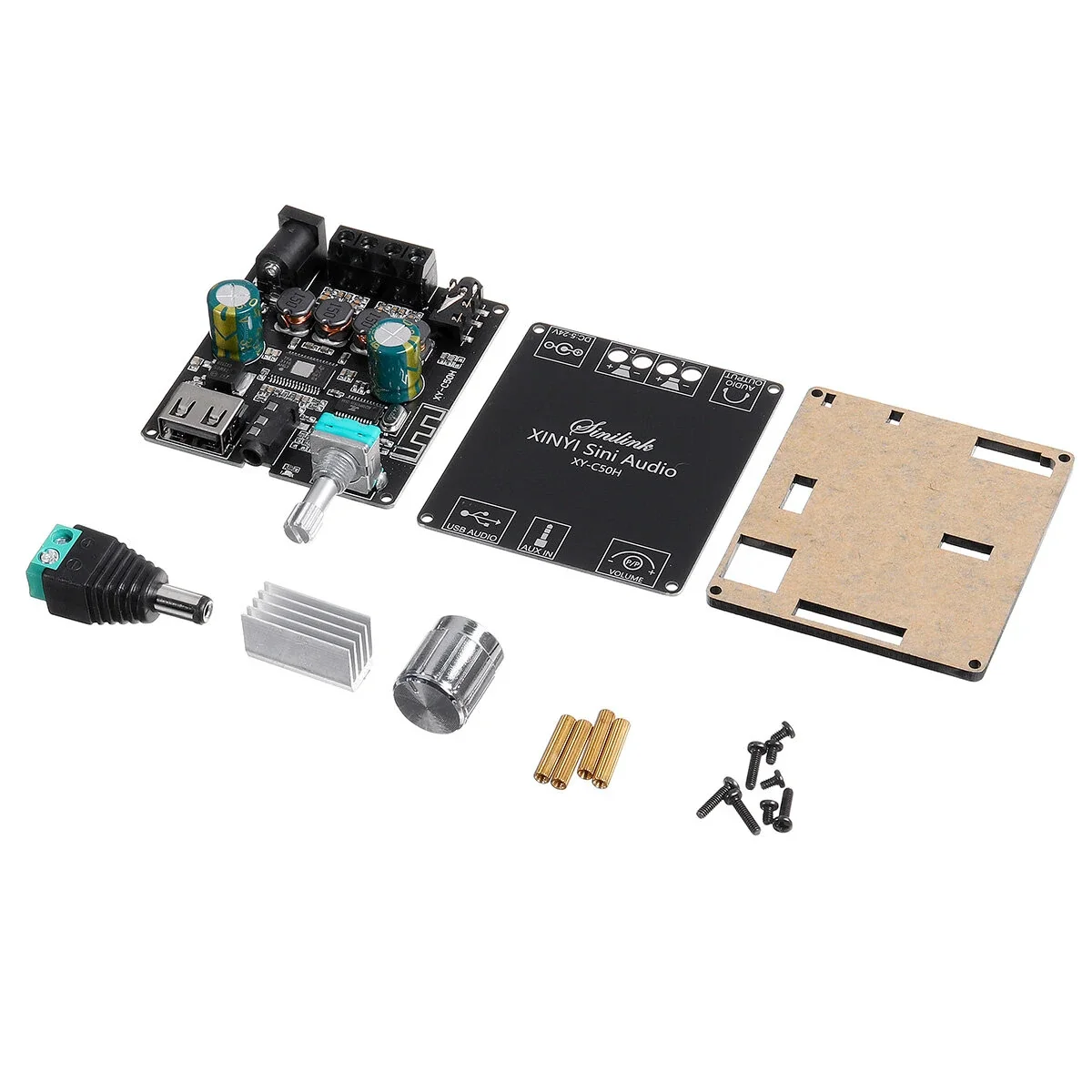 

XY-C50H TPA3116D2 2x50W AUX + Bluetooth 5.0 HIFI Digital Power Stereo Amplifier Board AMP Amplificatory Home Theater