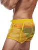 AIMPACT Mens Mesh Shorts Lounge Underwear Boxer Shorts Cover up 4