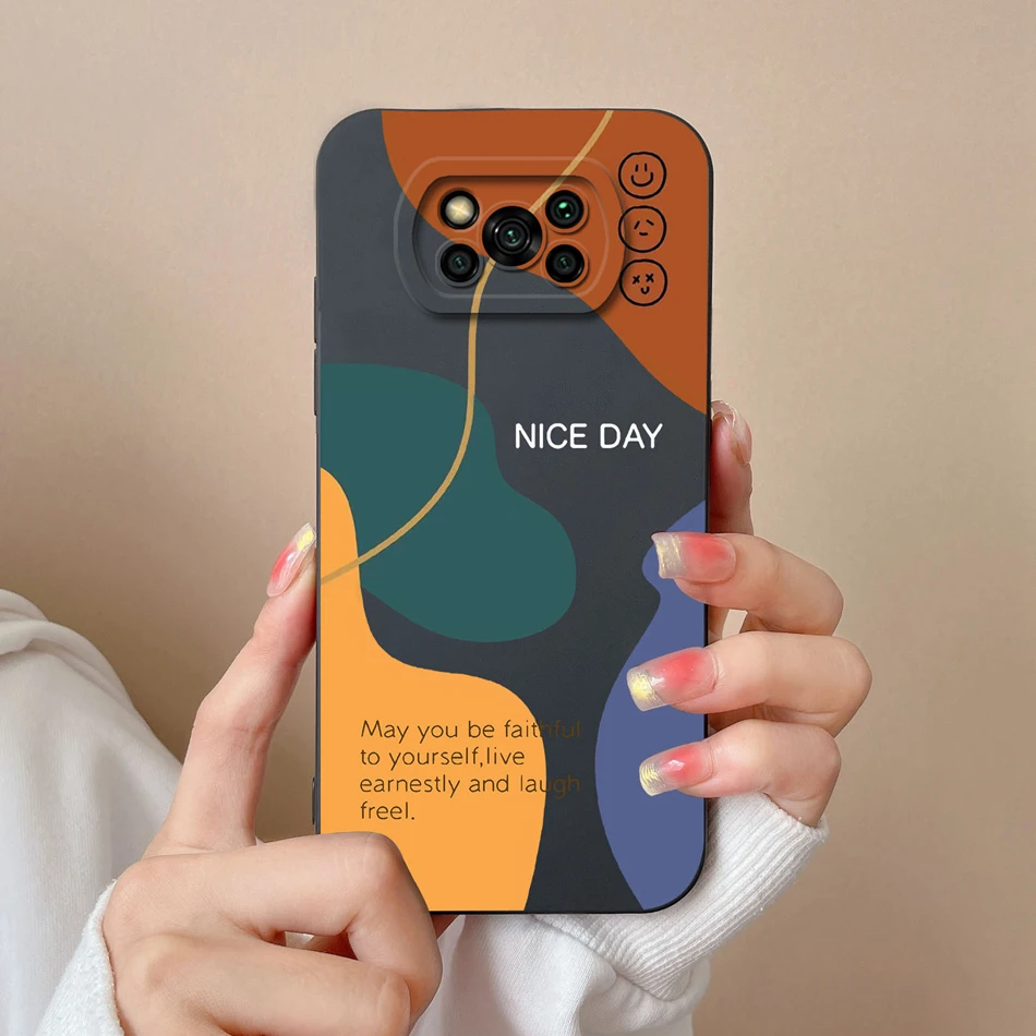 thumbnail image 1 of Funda de teléfono para Poco X3 Pro GT, carcasa trasera de protección de cámara de silicona líquida con corazón de amor para Xiaomi Poco X 3 Pro X3 NFC X3GT, 1 of 5