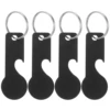 4Pcs Shopping Trolley Tokens Shopping Cart Token Coin Keychain Trolley Keyring Hook Unlock Release Key Removers Bottle Opener 1