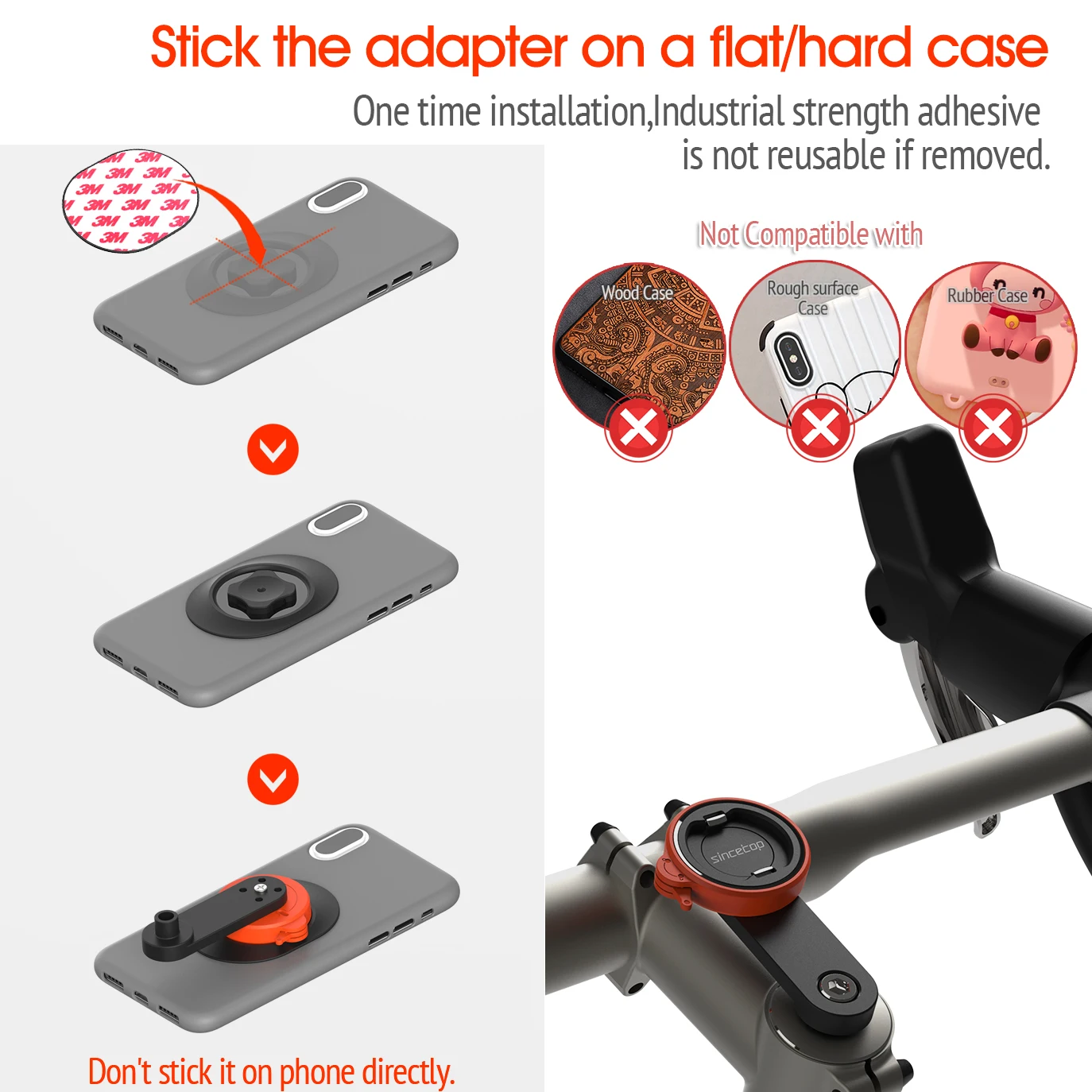 Mountain Bike Phone Holder Handlebar Stem MTB Road Bicycle Aluminum GPS Bracket Ultra-Lock Riding Clip Stand with Quick Mount phone holder,mobile phone holder,bicycle handlebar bracket