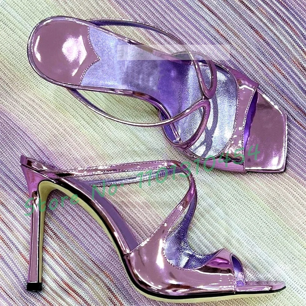 

Сатиновые женские шлепанцы с перекрестными ремешками, летняя обувь 2022, нарядные красные шлепанцы на высоком каблуке, с открытым носком, пикантные, Новое поступление, повседневная обувь для вечеринки