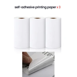 Thermal Paper Label Sticker Adhesive Rolls for Instant Print and Kids Camera (3Roll Sticker Paper)