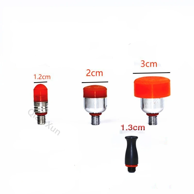 

Auto Body Paintless Dent Repair Hammer Rubber Tips Blend Hammer Tips Bundle Screw on Interchangeable Tip Set Carbon Steel