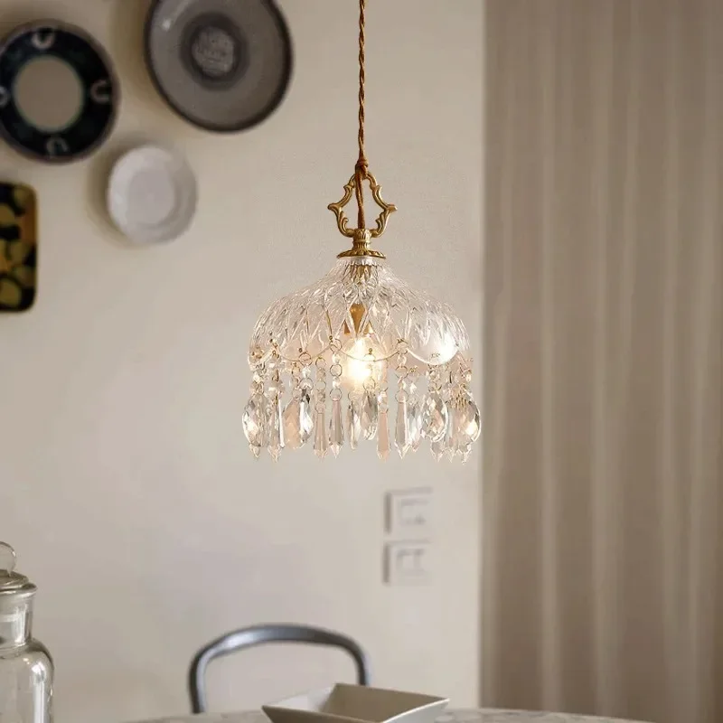 

Led Pendant Lamp Lights Crystal Creative Chandeliers Bedroom Bar Restaurant Dining Room for Home Decor Hanging Lights Fixtures