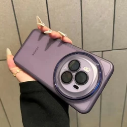 Transparent TPU Silicone Case with Camera Protection for Honor Magic 6Pro (PURPLE)