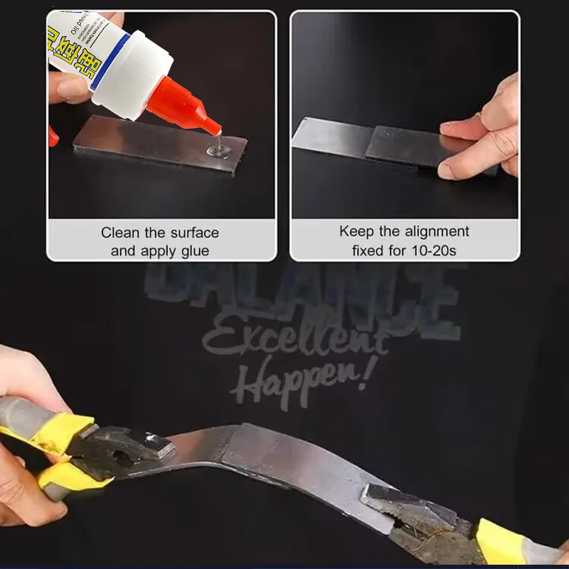 Powerful Universal Quick-drying Sealer Strong Welding Adhesive Tyre Repair Glue Liquid For Wood Metal Plastic 50g repair glue