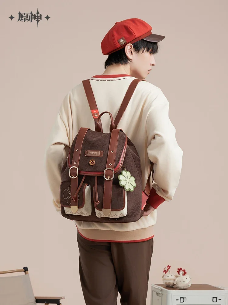 

MiHoYo Official Klee Bag Game Genshin Impact Klee Theme Impression Series Backpack Accessories Cosplay Fans Birthday Gifts
