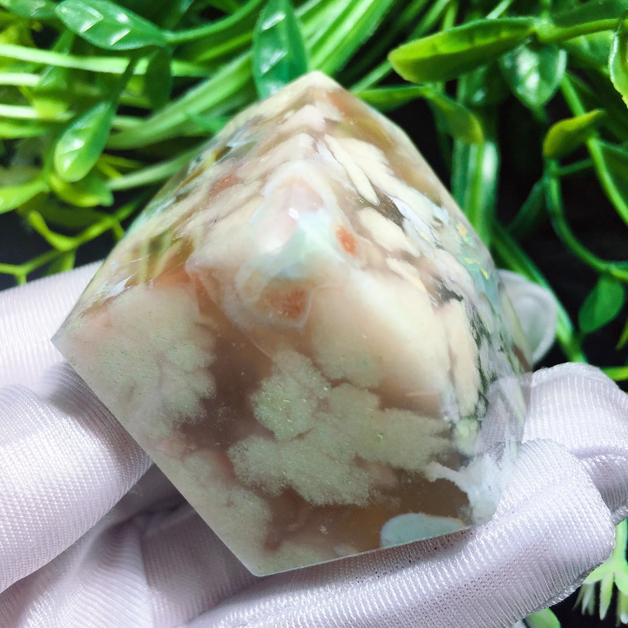 Green Flower Agate Freedom 2406