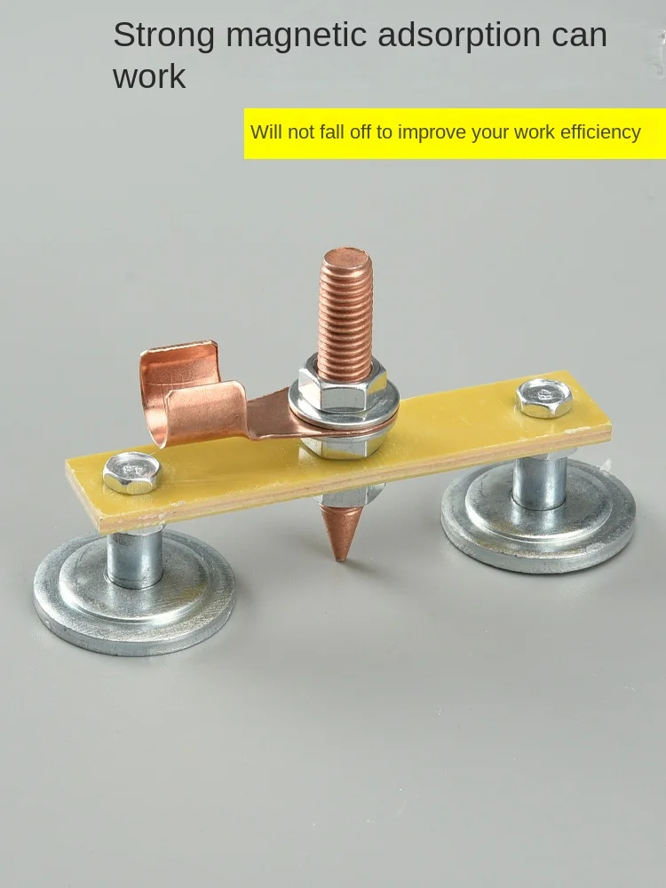 Strong magnetic iron lapping artifact Grounding magnet Welding machine Ground wire clip Welding magnet Fixed strong iron lapping