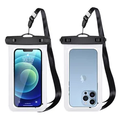Universal Waterproof Phone Pouch - Easy Lock & Heavy Duty IPX8 Dry Bag (Transparent 1PC)