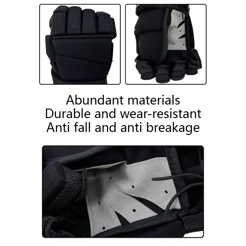 Ice Hockey Gloves Are Cold Resistant Wear-resistant Comfortable Breathable Protective Gloves for Martial Arts Fencing Training
