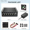 Intel N100 Soft Router 6 Lans i226-V 2.5G Fanless Mini PC COM HD DP USB Type-C pfSense Firewall Appliance OPNsense ESXi Computer 5