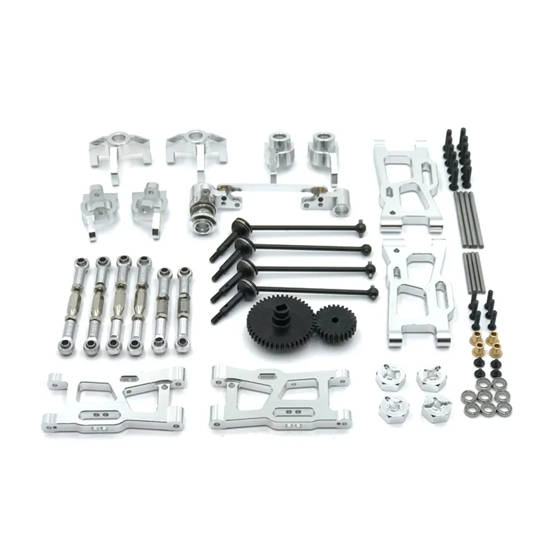 

Wltoys 1/12 1/14 144001 124018 124019 RC Car Upgrade Metal Universal Swing Arm Steering Cup Pull Rod Dog Bone Kit
