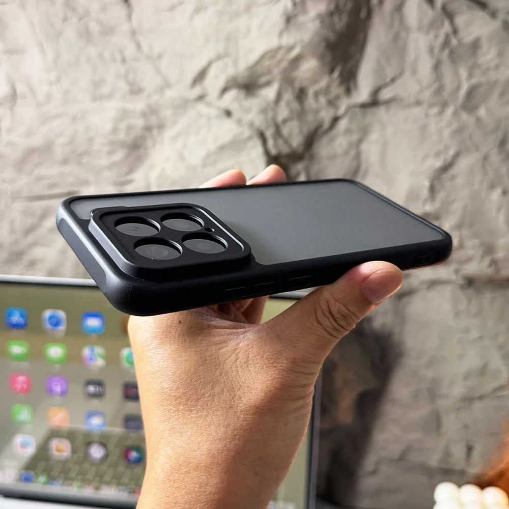 Enhanced Shockproof Hybrid Matte Armor Case - Durable Hard Cover