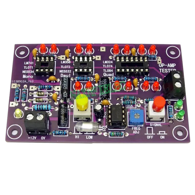 Operational Amplifier Tester 1PCS Operational Amplifier OP AMP Tester Single Mono Dual Quad OPAMP Chip High Speed Low Speed Differentiation