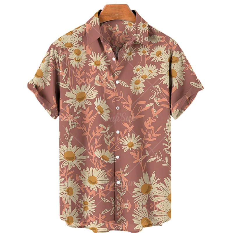 

Hawaiian Style Men's Social Summer Shirts Beach Male Clothes Luxury Fashion 2023 Short Sleeve For Men Horror Medieval Printed