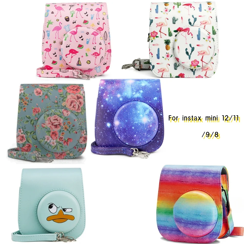 

Camera Bag For Fujifilm Instax Mini 12/11/9/8 Instant camera Travel Shockproof Protective Cover Case with Adjust Shoulder Strap