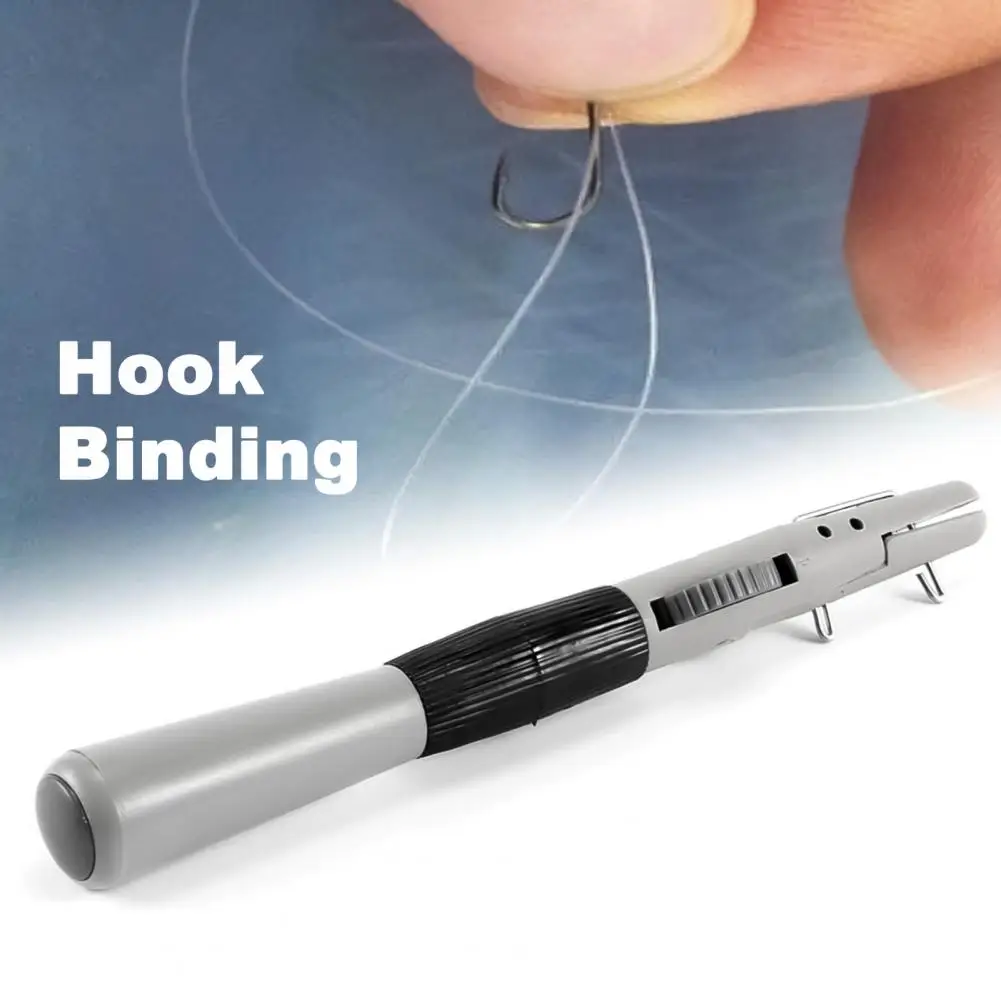 

Easy-carrying Pen Design Creative Effective Plastic Fish Hook Wire Tier for Fishing Fish Hook Tier Tie Hook Knotter