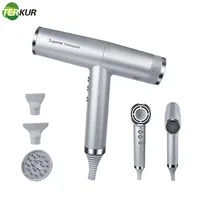 Frequency Conversion Professional Salon Ionic Hair Dryer Light Weight Strong Wind 6 Speed Negative Ion Bolwdryer with 3 Nozzle 1