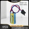 1PCS NEW 1700mAh MR-BAT ER17330V ER2/3A 17330 3.6V PLC Battery Lithium Batteries Servo PLC Battery for CNC Machine Tools 1