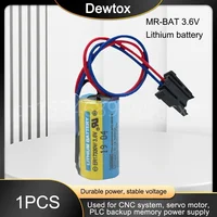 1PCS NEW 1700mAh MR-BAT ER17330V ER2/3A 17330 3.6V PLC Battery Lithium Batteries Servo PLC Battery for CNC Machine Tools 1