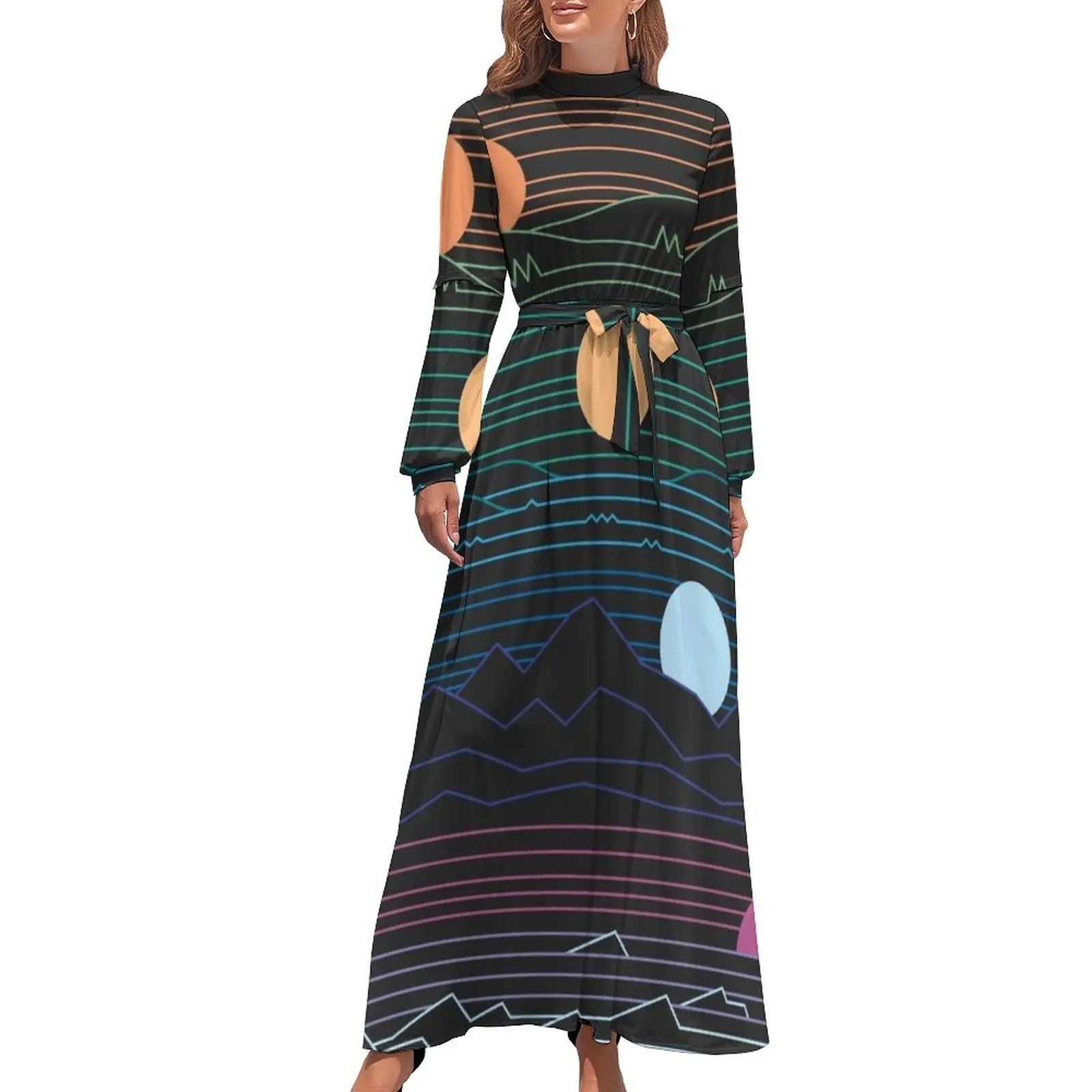Muchas Tierras Bajo Un Sol Vestido Largo vestidos para ocasiones oficiales ropa mujer verano 2024 vestidos de moda mujer