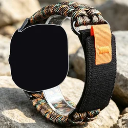 Breathable Outdoor Nylon Rope Bracelet Strap - Galaxy Ultra Band (Multicolor)