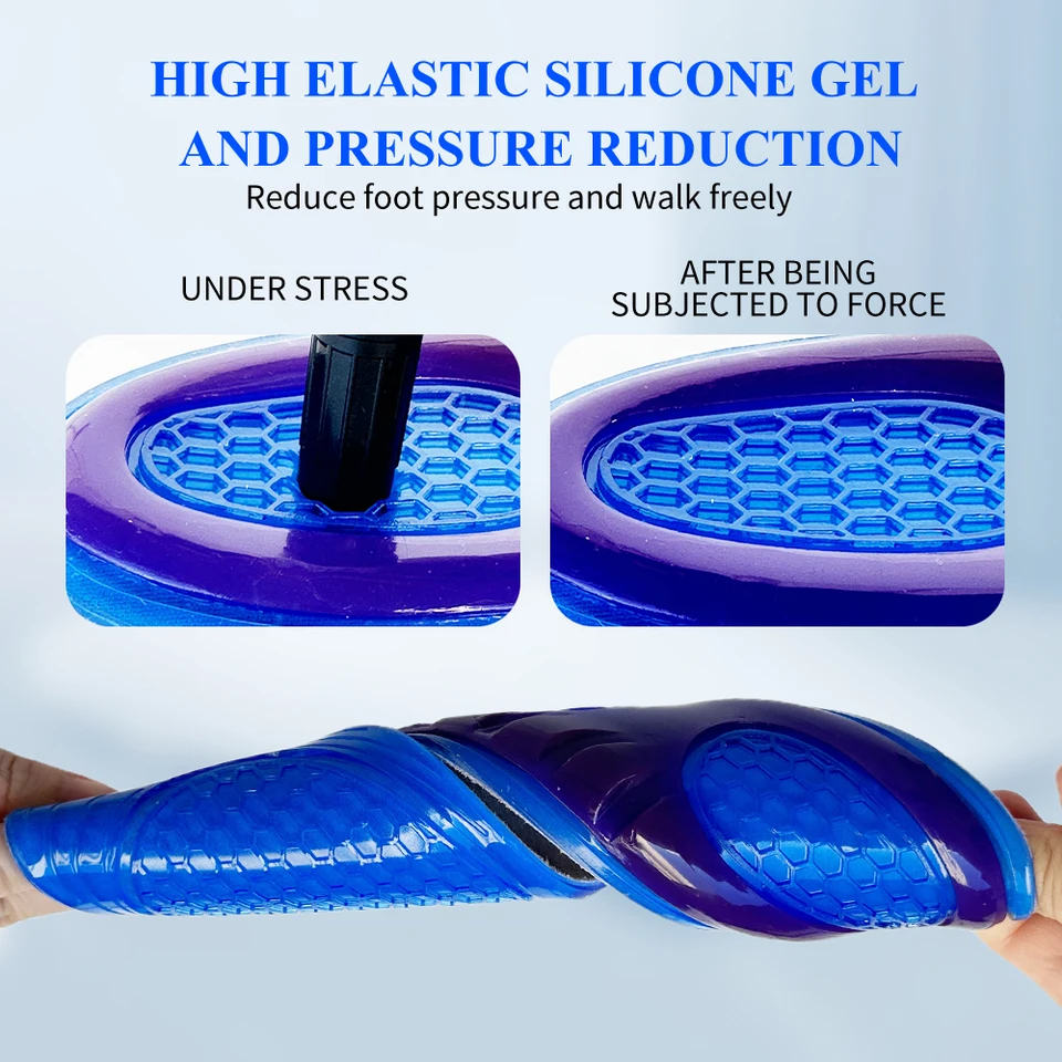EiD Gel Sottopiede Del Silicone Per Le Donne Uomo Heel Cushion - Foto 4