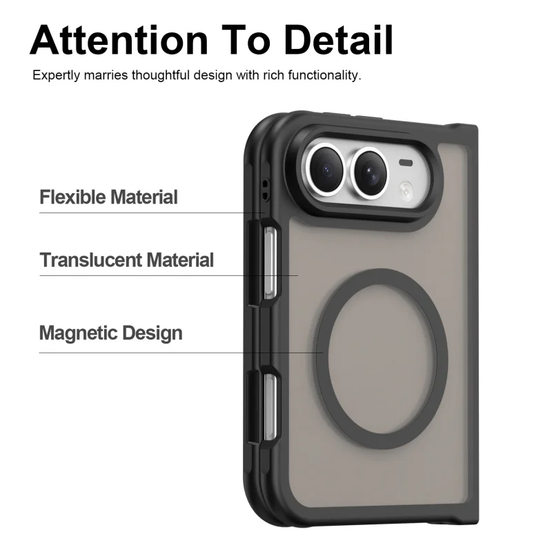 Luxury Frosted Magnetic Phone Case - Ultra Thin Matte Skin Feel Shockproof Cover