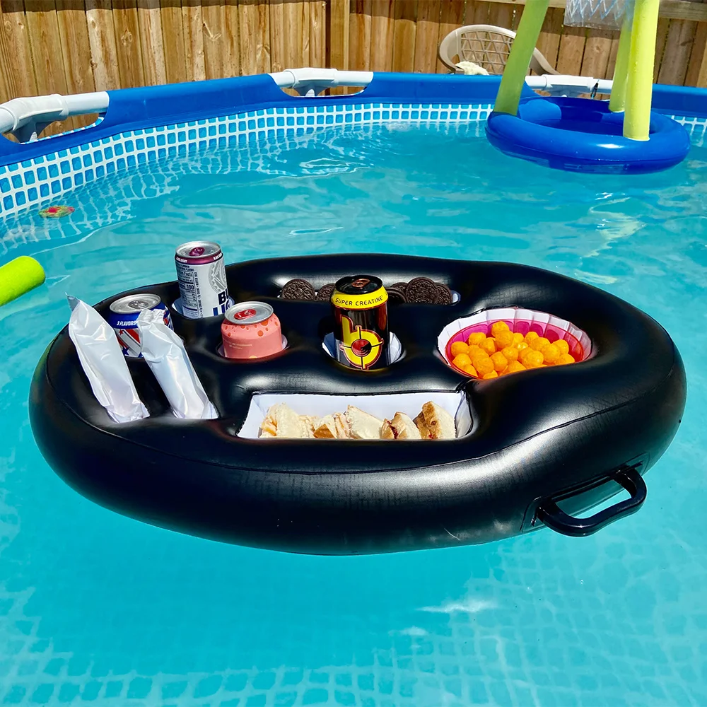 11 Pcs Gonflable Porte-Boisson Piscine Flamingo Gonflable Porte-Bière