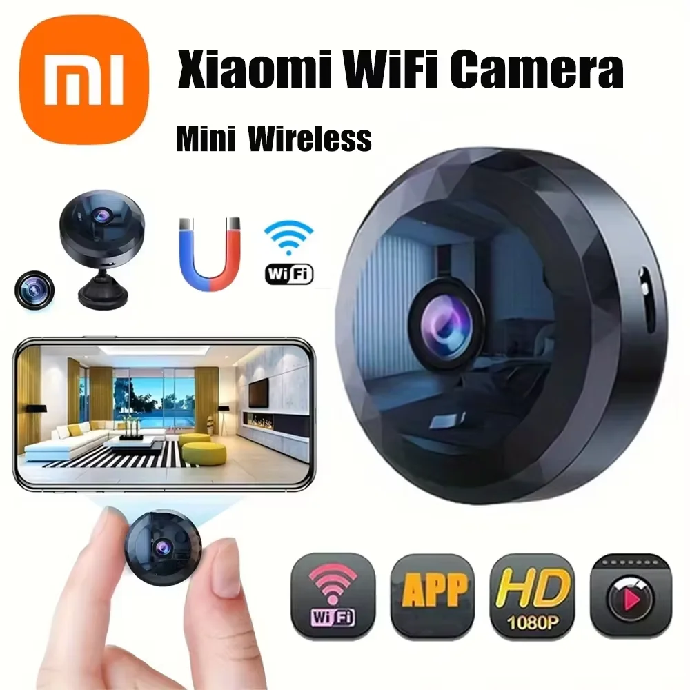 Xiaomi 1080P HD Wireless Security Camera Mini WiFi Monitoring Video Rechargeable Battery Motion Detection
