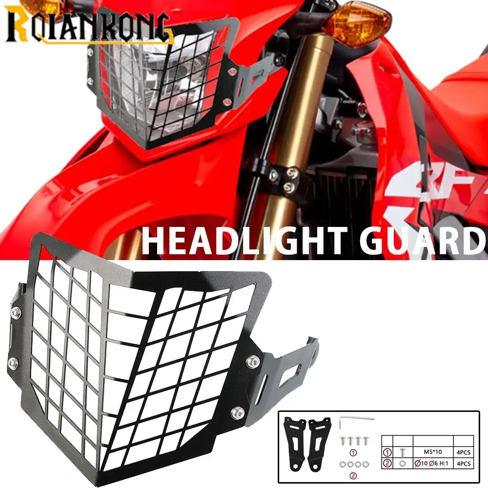 CRF 250M 250L 300L 2023 2022 Motorcycle Headlight Lamp Guard Grill