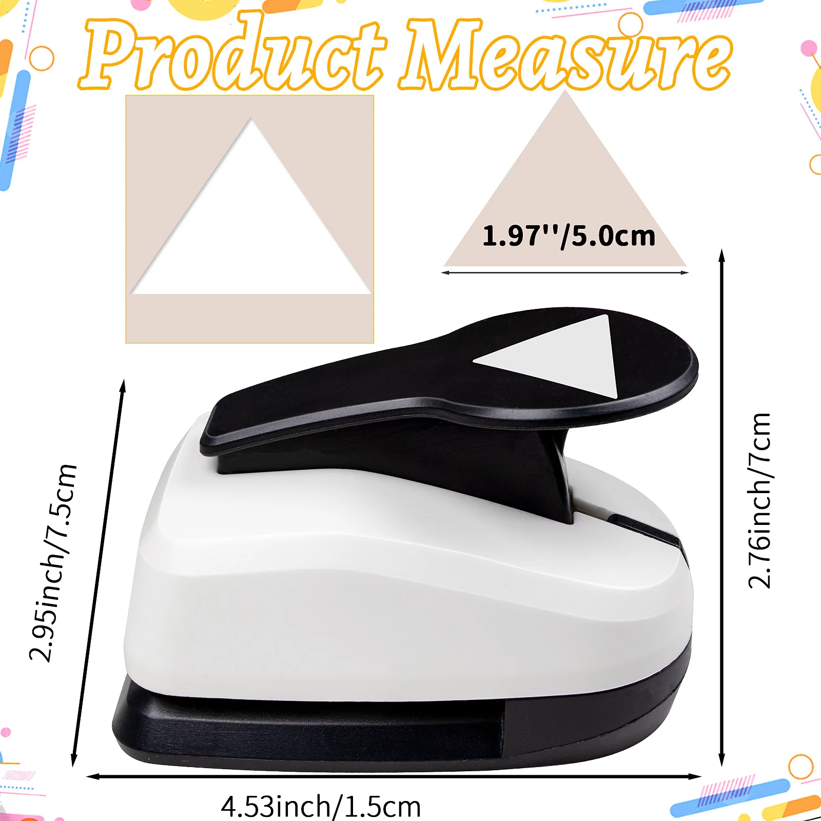 Paper cutter Hole Puncher Punches Tool 2 inch 50mm Square Paper Shapes for card making custom scrapbooking
