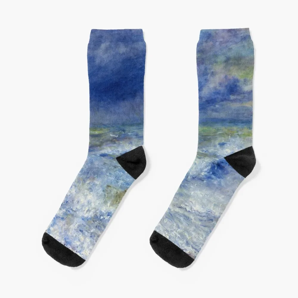 

Pierre-Auguste Renoir - Seascape Socks winter winter gifts Woman Socks Men's