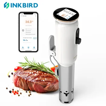 INKBIRD 와이파이 수비드머신 ISV-101W, 1000W 수비드 쿠커, 3D 물 순환 가열, 앱 사전 설정 메뉴, 요리용