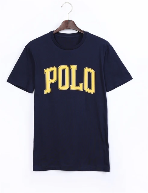 Polo lettre hommes T-shirt mode rapide printemps et été Cool décontracté Simple hommes et femmes coton imprimé manches courtes hauts 1