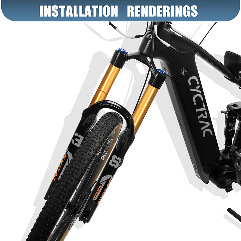 QHY 26 27.5 29インチMTB エアサスペンションフォーク マグネシウム